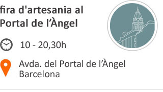 fira de nadal al portal de l àngel barcelona